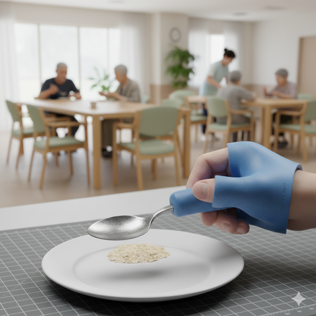 高齢者用スプーン補助