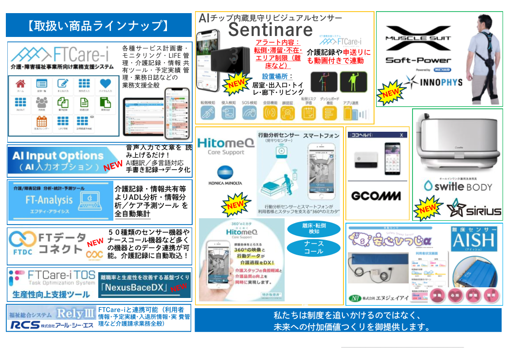 介護DX支援サービス2024_商品ラインナップ２